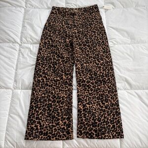 The Colette Crop High-Rise Wide-Leg Jeans by Maeve